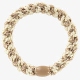 Original Hair Tie - Beige Glitter Stripe - Simply Beach UK