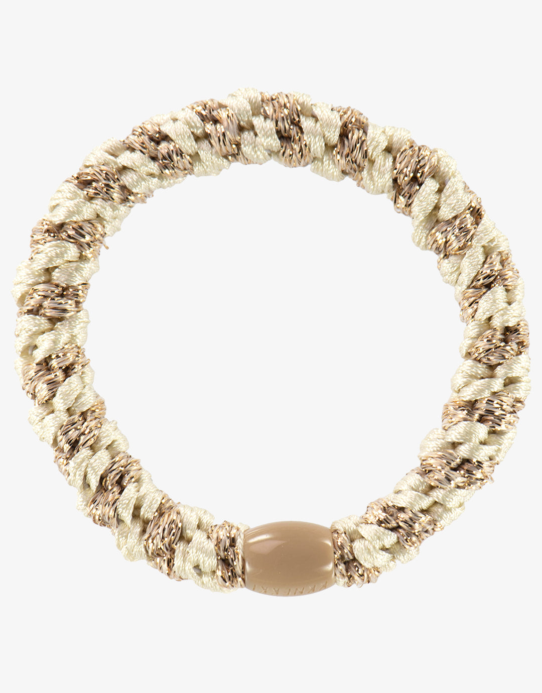 Original Hair Tie - Beige Glitter Stripe - Simply Beach UK