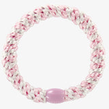 Original Hair Tie - Light Pink and White Stripe - Simply Beach UK