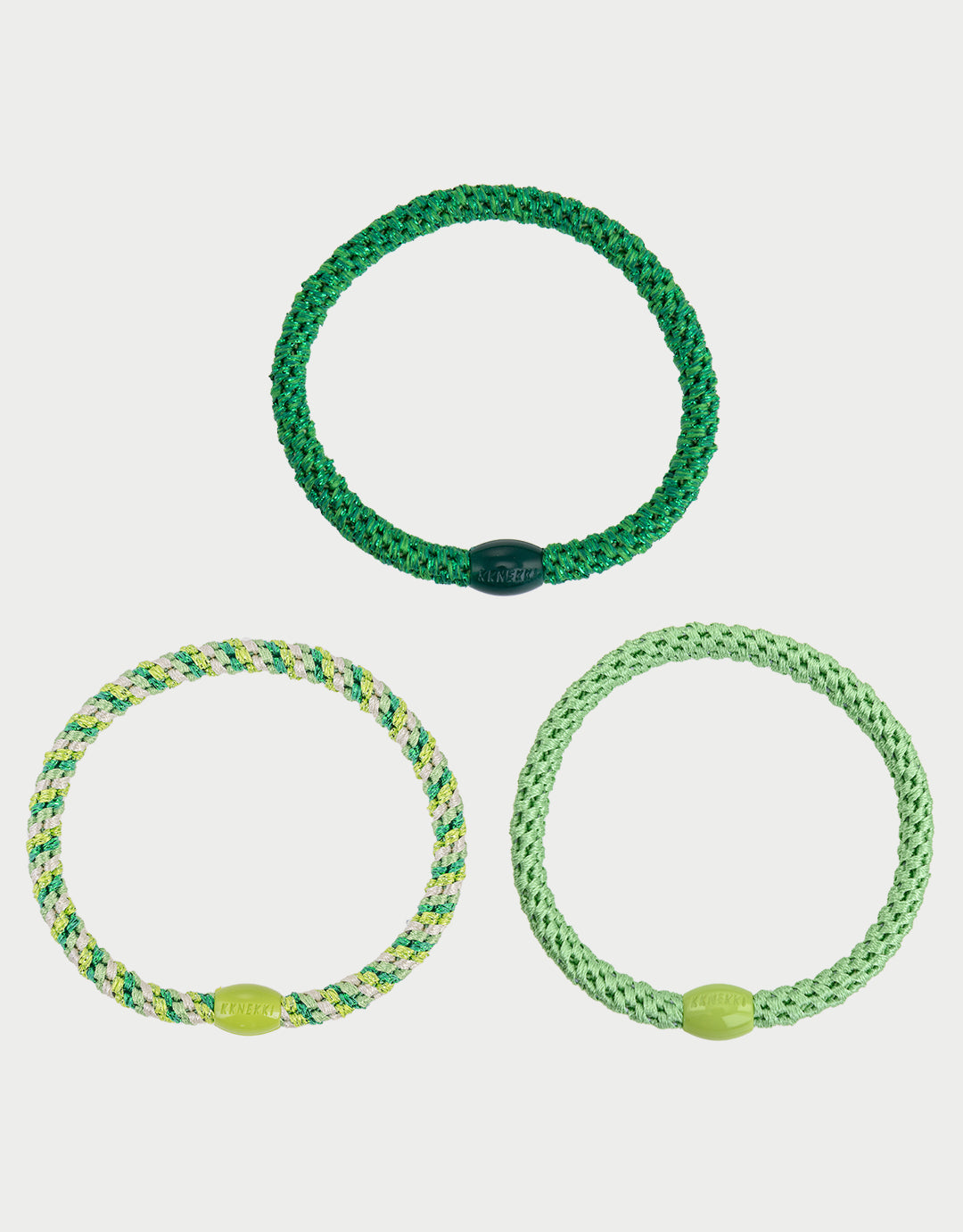 Slim Hair Tie Bundle - Greens - Simply Beach UK