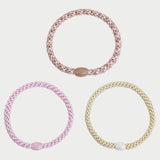 Slim Hair Tie Bundle - Pale Pastel Pinks - Simply Beach UK