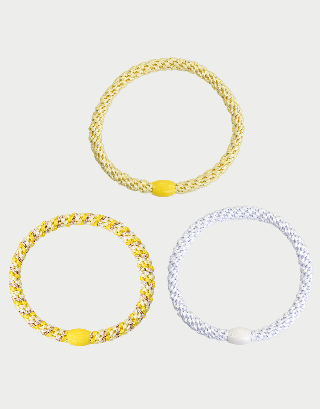 Slim Hair Tie Bundle - Yellows - Simply Beach UK