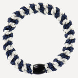 Original Hair Tie - White and Navy Stripe