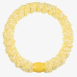 Velvet Hair Tie - Light Yellow - Simply Beach UK