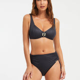 Lara Maxi Bikini Pant - Black - Simply Beach UK
