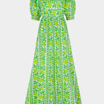 Elizabeth Dress - Lime Border - Simply Beach UK