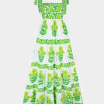 Lara Dress - Lime Botanics - Simply Beach UK