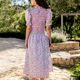 Pink City Prints Lorenne Dress - Folk Lolita - Simply Beach UK