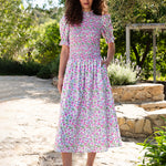 Pink City Prints Lorenne Dress - Folk Lolita - Simply Beach UK