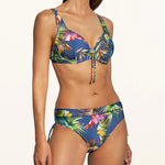 Plunge Adjustable Bikini Pant - Indigo Rainbow - Simply Beach UK