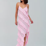 Mermaid Ruffle Dress - Light Pink - Simply Beach UK