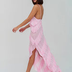 Mermaid Ruffle Dress - Light Pink - Simply Beach UK