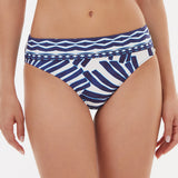 Marina Bikini Pant - Blue and White - Simply Beach UK