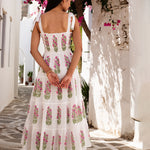 Pink City Prints Martina Dress - Schiffly Folk Buta - Simply Beach UK