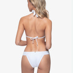 Must Haves Lace Banded Teeny Bikini Pant - White - Simply Beach UK