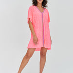 Mini Abaya Dress - Hot Pink - Simply Beach UK