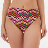 Nuria Ferrer Miranda Maxi Bikini Pant - Multi - Simply Beach UK