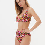 Nuria Ferrer Miranda Maxi Bikini Pant - Multi - Simply Beach UK