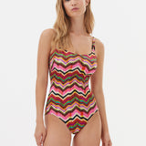 Nuria Ferrer Miranda Tank Swimsuit - Multi - Simply Beach UK