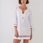 Midi Tunic - White - Simply Beach UK