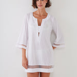 Midi Tunic - White - Simply Beach UK