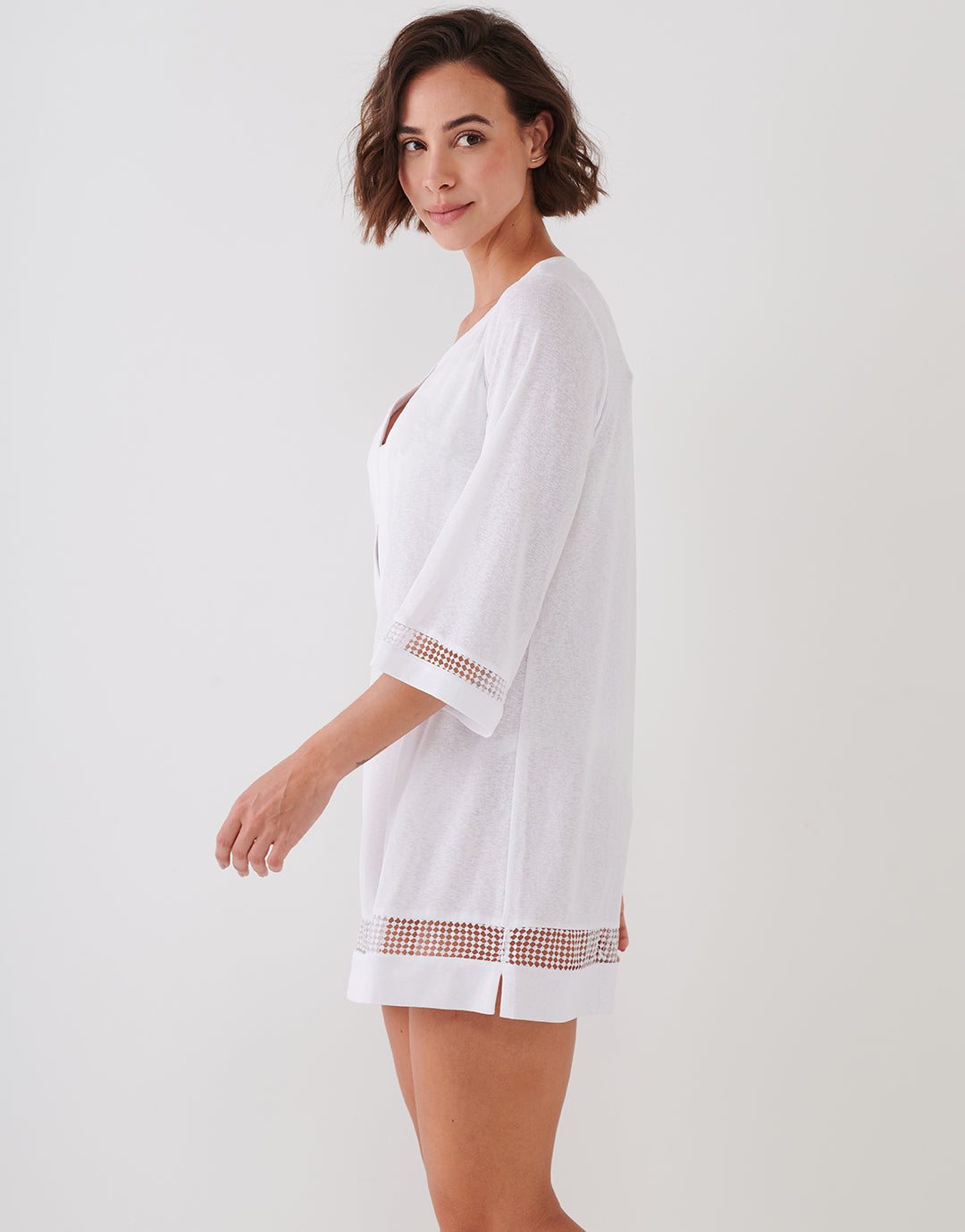 Midi Tunic - White - Simply Beach UK