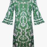 Radiance Tunic Dress - White and Clover - Simply Beach UK