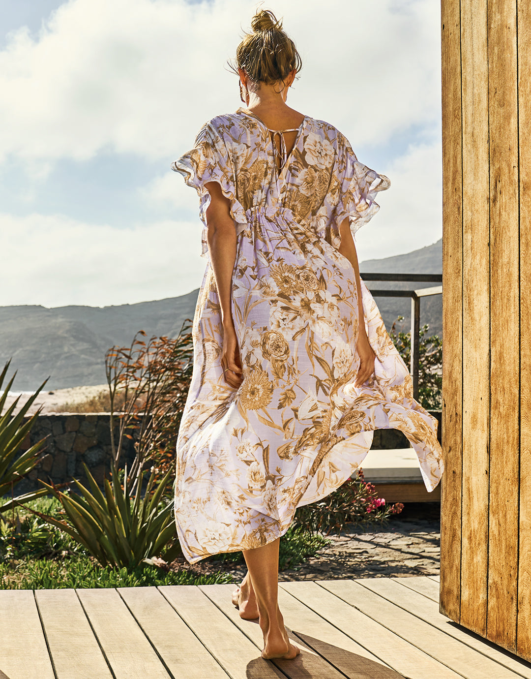 Kimono style maxi dress uk on sale