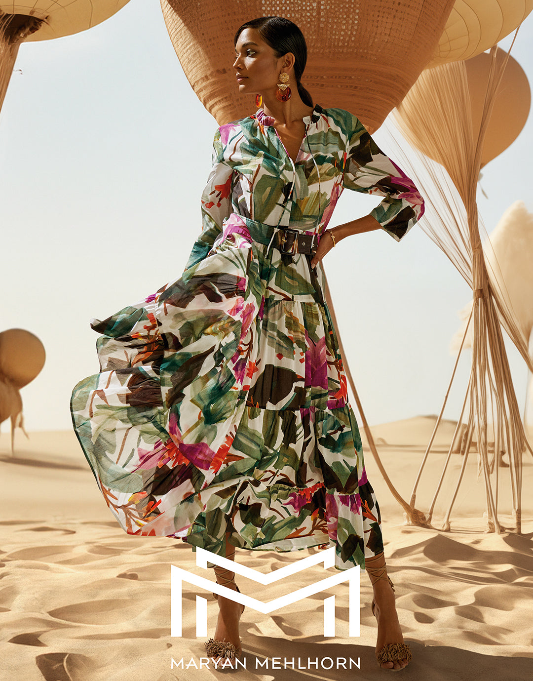 Mystic Maxi Shirt Dress - Noble Exotic - Simply Beach UK