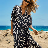 Monochroma Dress - Black and Tofu - Simply Beach UK
