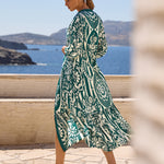 Maryan Mehlhorn Halcyon Dress - Cream Teal - Simply Beach UK