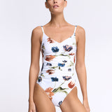 Tulipe Ruched Underwired Swimsuit - Noble Blend
