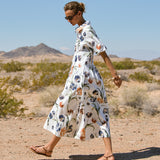Tulipe Maxi Shirt Dress - Noble Blend