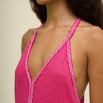 Pitusa Monochromatic Pima Sundress - Fuchsia - Simply Beach UK