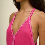 Pitusa Monochromatic Pima Sundress - Fuchsia - Simply Beach UK