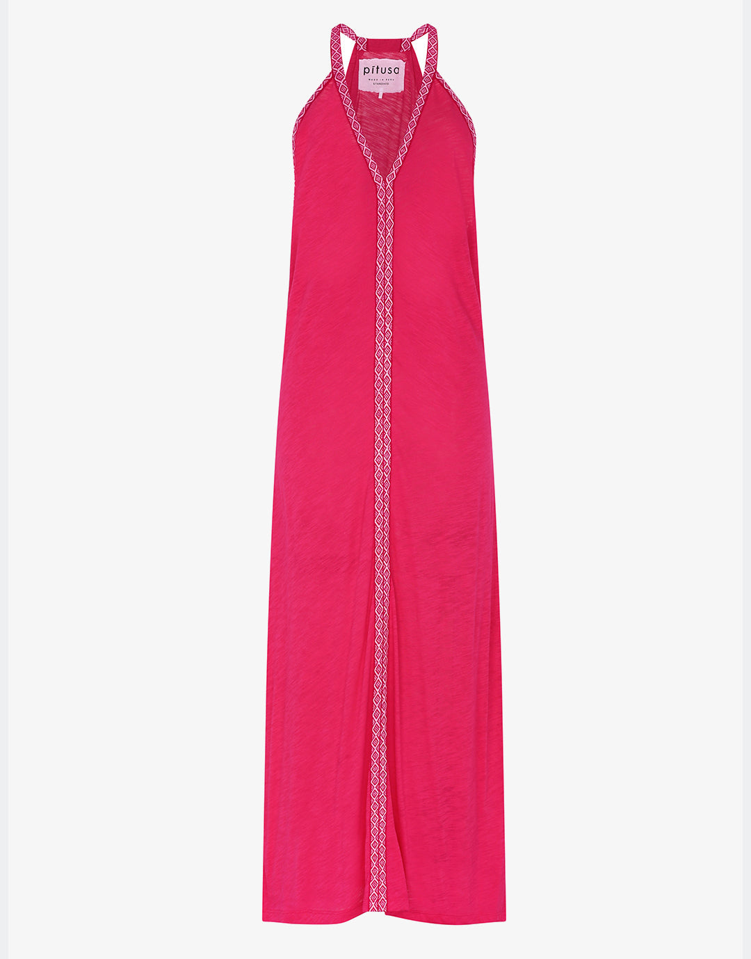 Pitusa Monochromatic Pima Sundress - Fuchsia - Simply Beach UK
