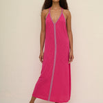 Pitusa Monochromatic Pima Sundress - Fuchsia - Simply Beach UK