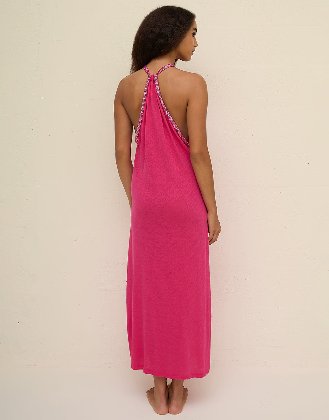 Monochromatic Pima Sundress - Fuchsia - Simply Beach UK