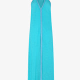 Pitusa Monochromatic Pima Sundress - Teal - Simply Beach UK