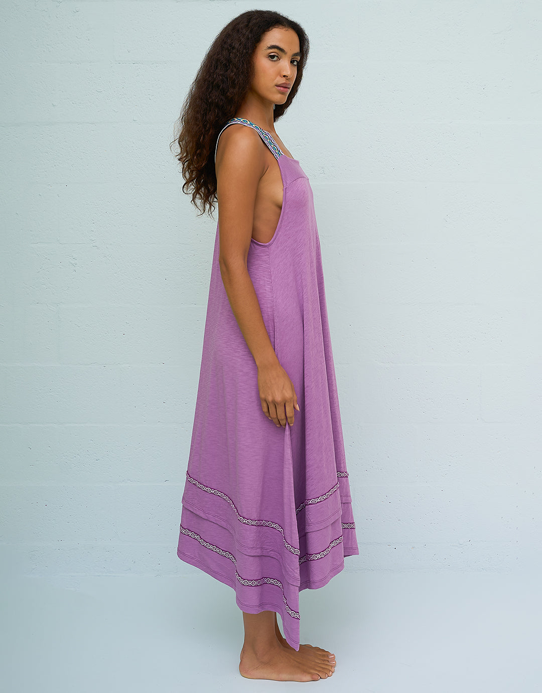 Monochromatic St Tropez Dress - Purple - Simply Beach UK