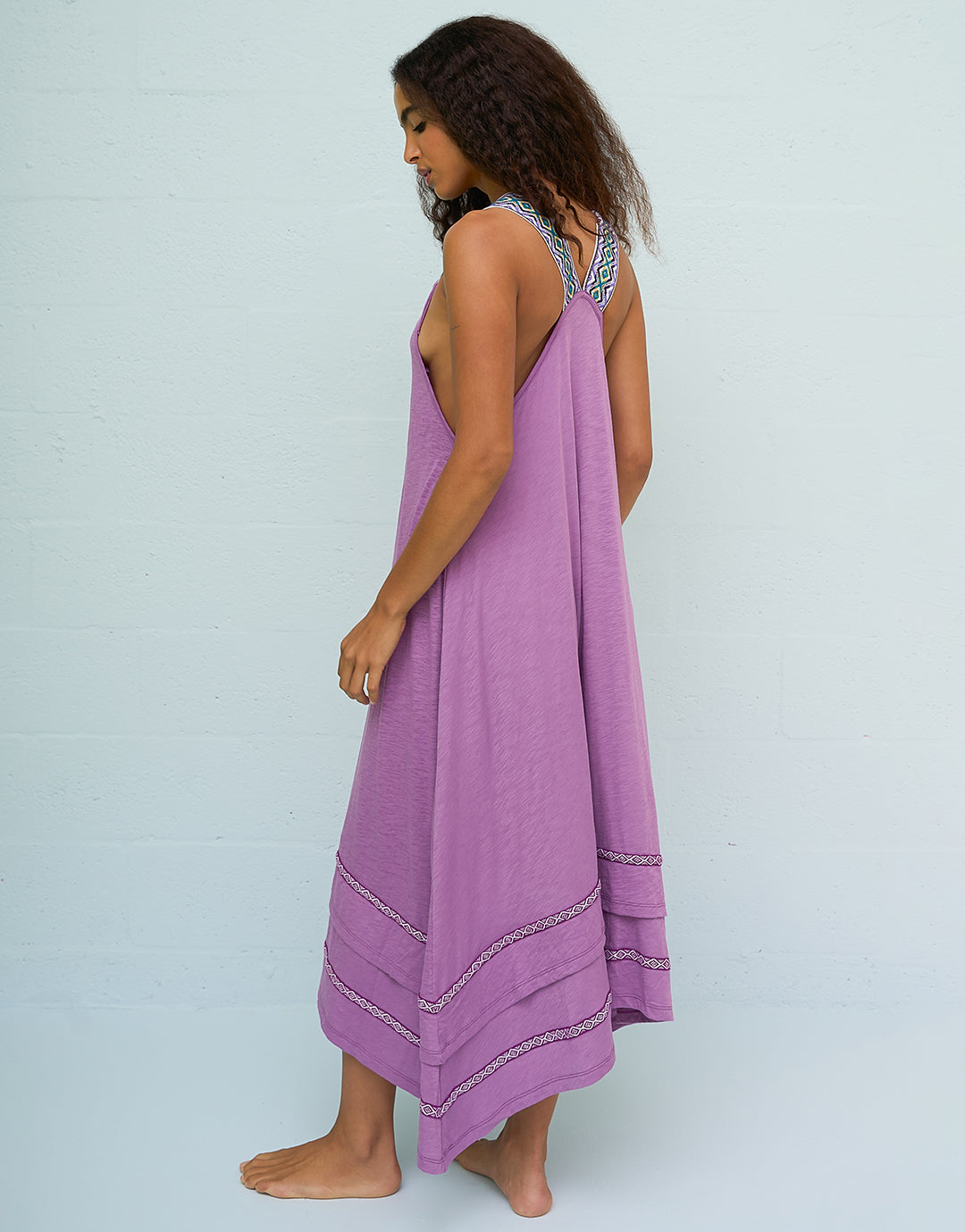 Monochromatic St Tropez Dress - Purple - Simply Beach UK