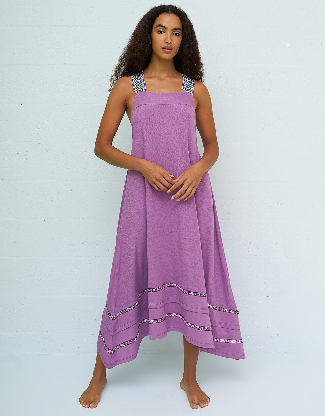 Monochromatic St Tropez Dress - Purple - Simply Beach UK