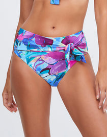 Malena Maxi Control Bikini Pant - Turquoise - Simply Beach UK