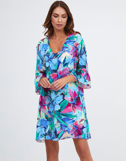Malena Beach Dress - Turquoise - Simply Beach UK