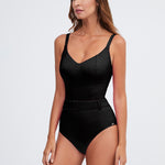 Mia Underwired Swimsuit - Black - Simply Beach UK