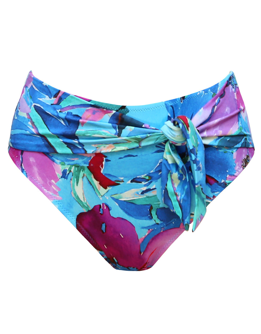 Malena Maxi Control Bikini Pant - Turquoise - Simply Beach UK