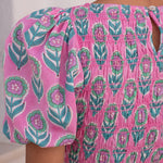 Pink City Prints Nova Mini Dress - Lilac Buta - Simply Beach UK