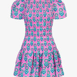 Pink City Prints Nova Mini Dress - Lilac Buta - Simply Beach UK