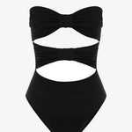 Noir Ruched Holiday One Piece Swimsuit - Simply Beach UK