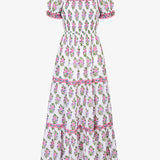 Pink City Prints Palermo Dress - Schiffly Folk Posie - Simply Beach UK